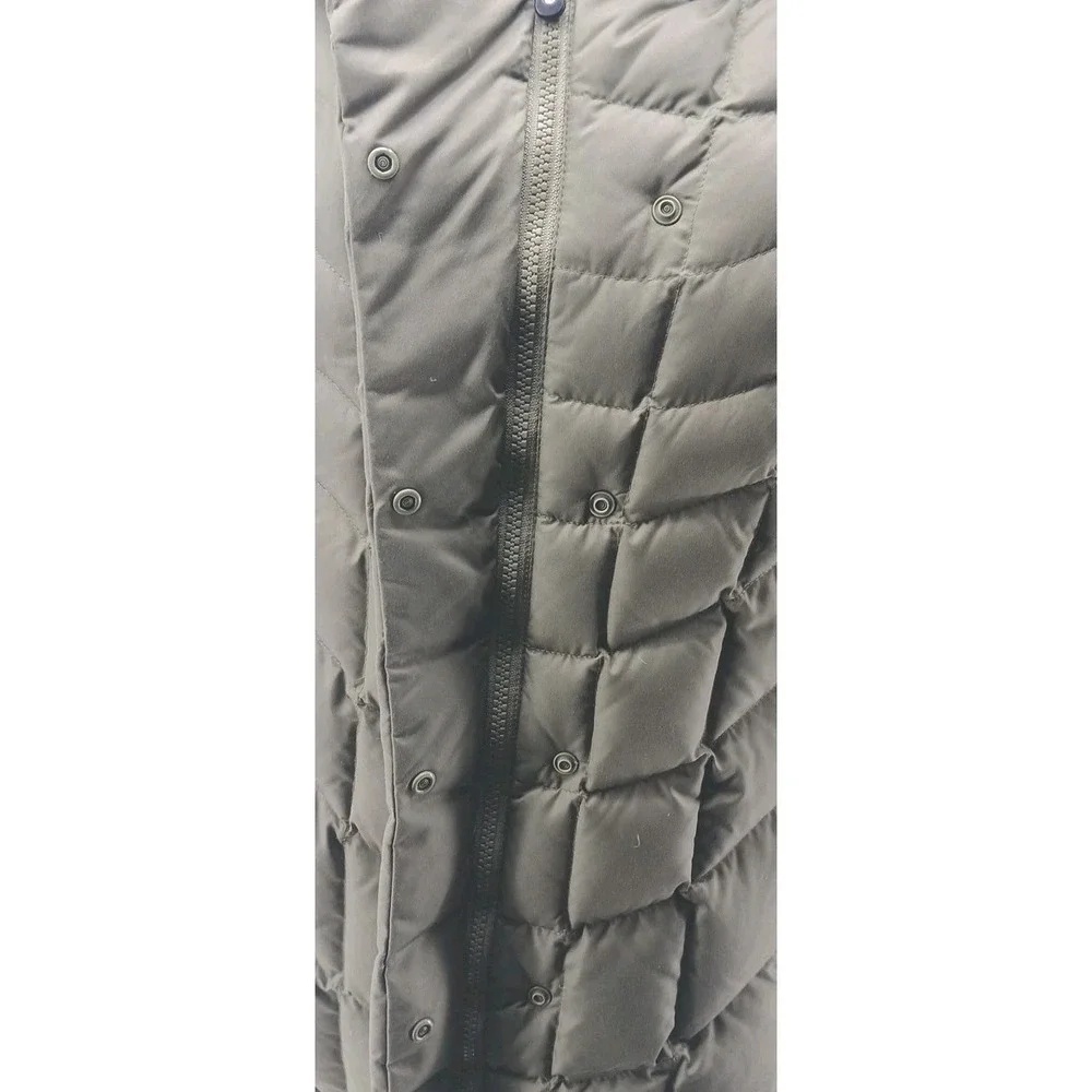Vntg Y2K Patagonia Green Goose Down Puffer Coat Jacket Hooded Women's Zip Up Med